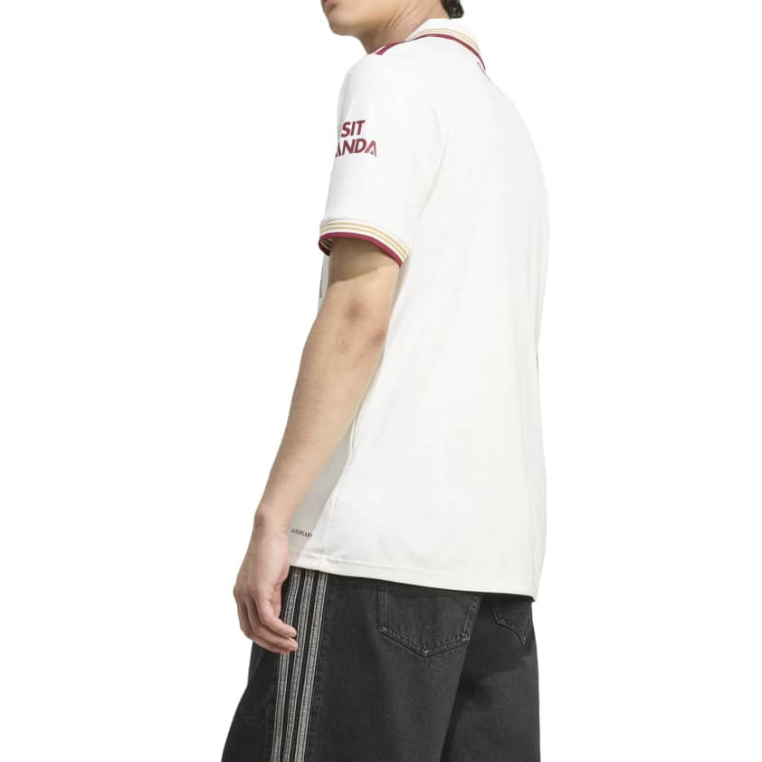 Adidas Camisa JI9556 M ARSENAL III 2025 Cloud WhiteTeam Coll Burgundy 2 Poliester -5-